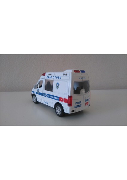 Sesli Ve Işıklı Model Polis Ekip Otosu 1:40 Ölçek fiyatları