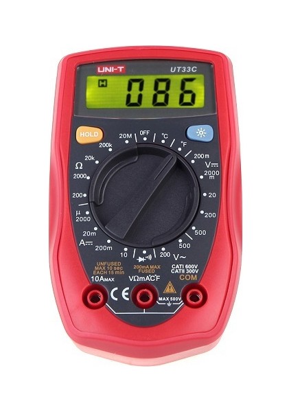 Unı-T Ut 33C Dijital Multimetre