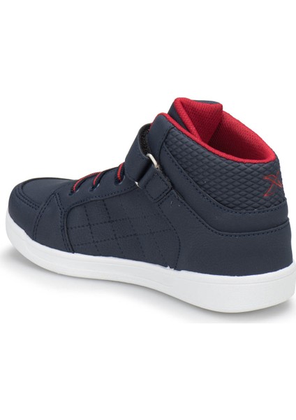 Lenko Hi Pu Lacivert Kırmızı Erkek Çocuk Sneaker Spor Ayakkabı