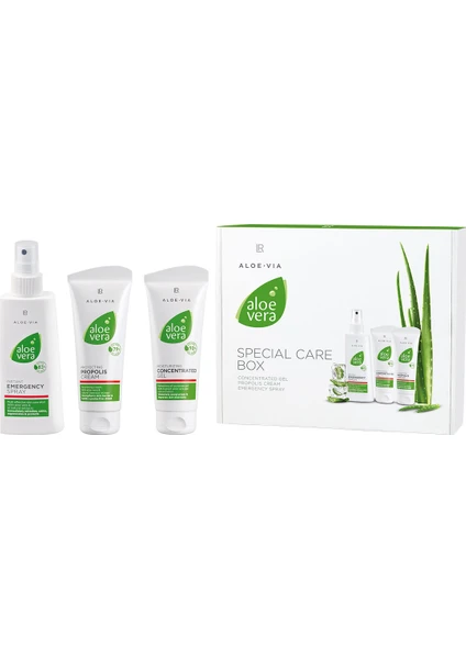 Lr Aloe Via Aloe Vera Box 3Ü Bir Arada Set (Acil Bakım Seti)