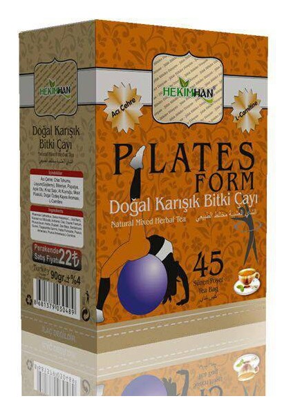 Plates Form Karışık Bitki Çayı