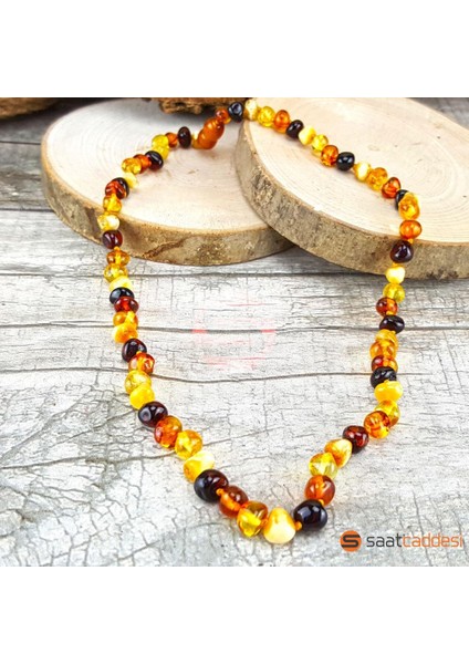 Gerçek Damla Kehribar Bebek Diş Kolyesi modelleri