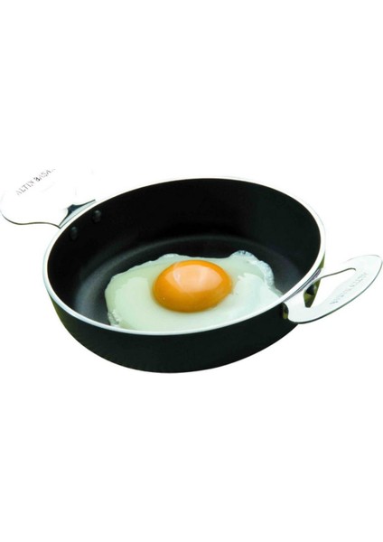 Çelik Saplı Yumurta Sahanı 18 Cm