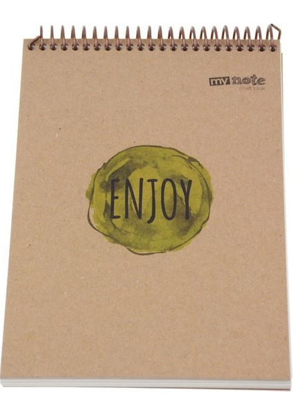 Kraft Bloknot 100 Yaprak A5 Çizgili Defter UC37031Ç