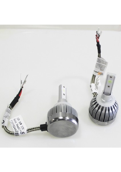 Led Far Ampulü - H27 -3000LMX2 -30W - Buz Mavisi - 12V / LAAM708
