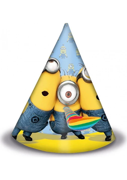 Lovely Minions Şapka 6 Adet