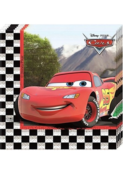 Cars Formula Peçete 20 Adet 33X33 Cm