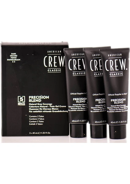 Crew Precision Blend 2-3 Dark / Siyah 3X40 Ml