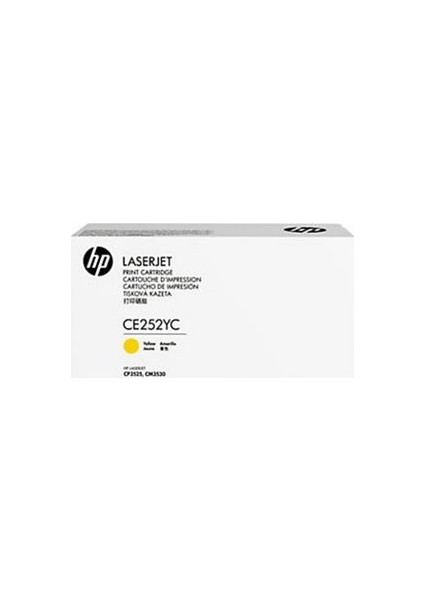 Hp Ce250Yc Yüksek Kapasite Kontratlı Sarı Toner Ce252Yc