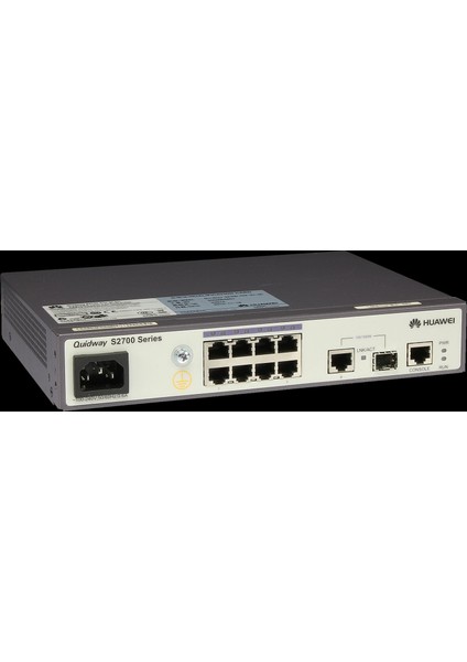 Huaweı S2700-9Tp-Sı-Ac(8 Ethernet 10/100 Ports,1 Dual-Purpose 10/100/1000 Or S2700-9Tp-Sı-Ac