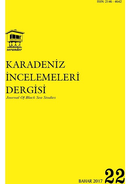 Karadeniz İncelemeleri Dergisi Sayı 22