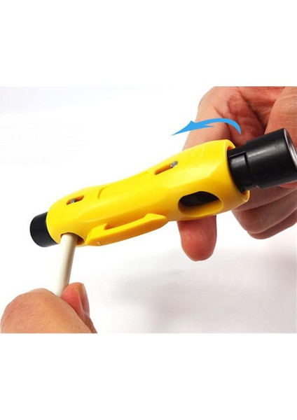 Koaksiyel Kablo Soyucu Kalem Tipi Rg11 Rg6 Rg56 Zedelenmeden Soyma Aracı fiyatları