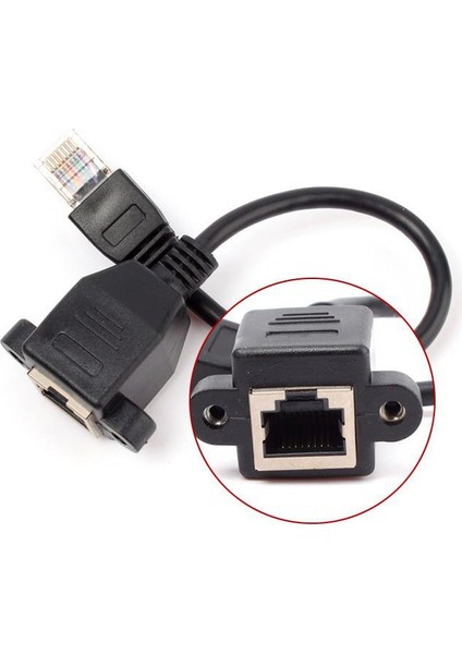 4932 Rj45 Cat5 Cat6 Dişi Erkek Çevirici Koruyucu Adaptör