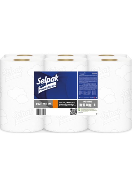 Sensörlü Havlu 21.5cm 135m 6lı