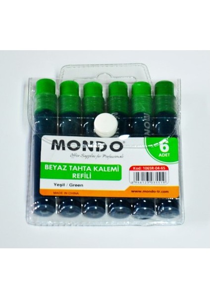 Yeşil Tahta Kalemi Mürekkebi 6'Lı Paket