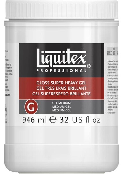Gloss Super Heavy Gel, Parlak Yoğun Jel 946Ml