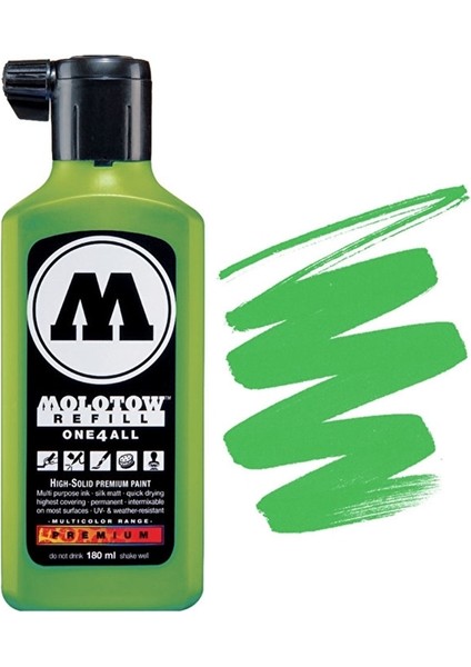 Refill 180Ml - N:219 Neon Green Fluorescent