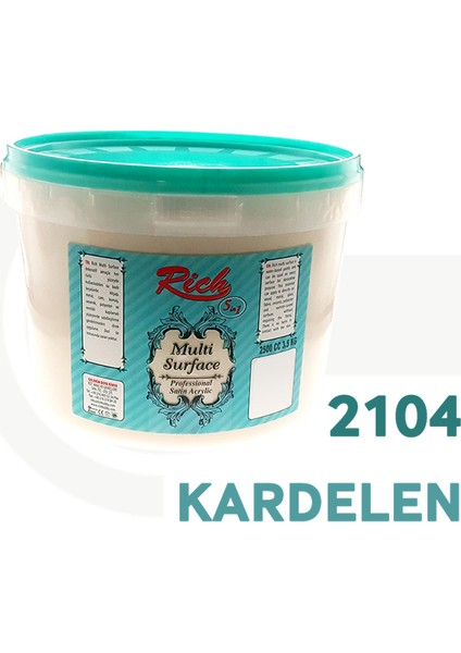 Multi Surface Akrilik Boya 2500Ml. N:2104 Kardelen