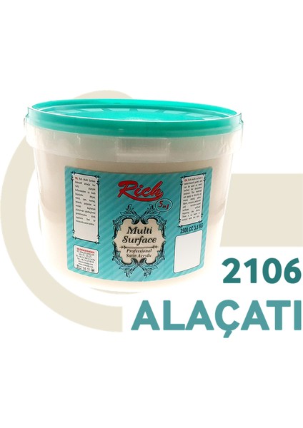 Multi Surface Akrilik Boya 2500Ml. N:2106 Alaçatı
