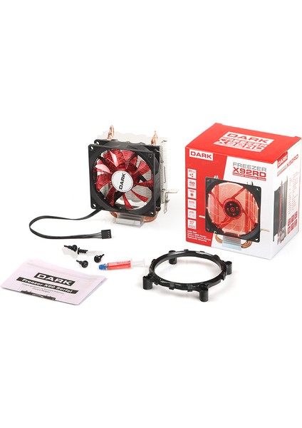 Freezer X92RD Intel 775/1156/1155/1150/1151 FM1/FM2/AM2+/AM3+ /AM4 Ryzen Uyumlu işlemci Soğutucu (DKCCX92RD)