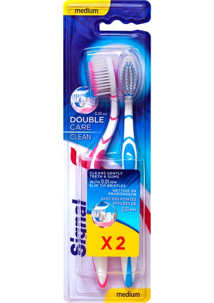 Double Care Clean Diş Fırçası 1+1