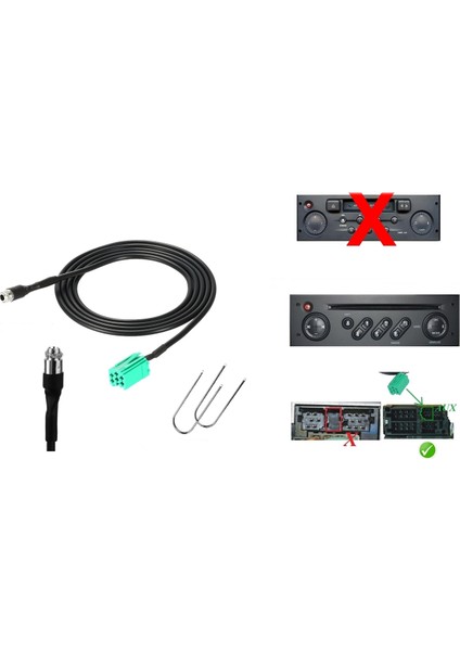 Renault Megane Aux Kablosu Dişi Soket Uç