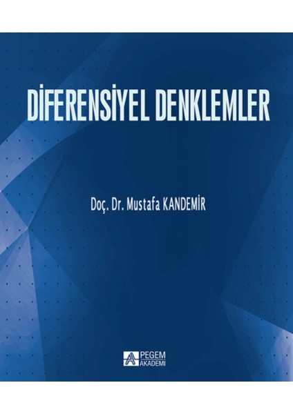 Pegem Akademi Yayıncılık Diferensiyel Denklemler