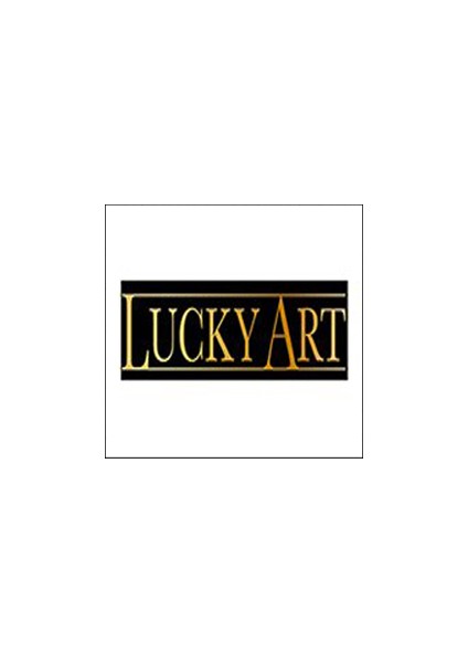 Lucky Art Gold İşlemeli Camlı Mumluk 42Cm Kz004