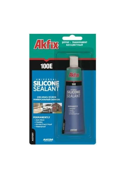 Akfix Unıversal Silikon Sealant 100E 50Ml