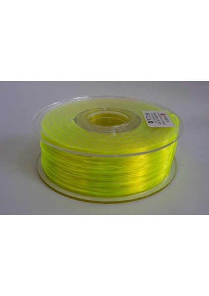 Petg Transparan Sarı 1,75 Mm Filament