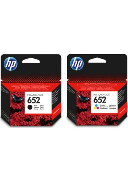 Hp 652 F6V24A / F6V25A Siyah Kartuş