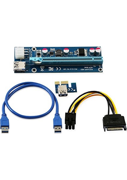 PCIE pcie Pci Express Riser 1x to 16x USB 3.0 Mining Rigleri için Ekran Kartı Uzatma Devresi