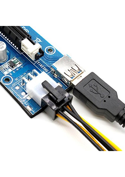 PCIE pcie Pci Express Riser 1x to 16x USB 3.0 Mining Rigleri için Ekran Kartı Uzatma Devresi