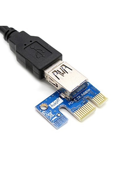 PCIE pcie Pci Express Riser 1x to 16x USB 3.0 Mining Rigleri için Ekran Kartı Uzatma Devresi