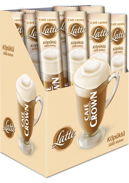 Cafe Crown Latte Kahve 17 gram 24'lü