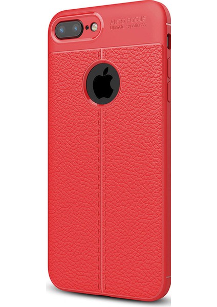Apple iPhone 7 Plus Kılıf Niss Tarz Silikon Arka Kapak + Cam