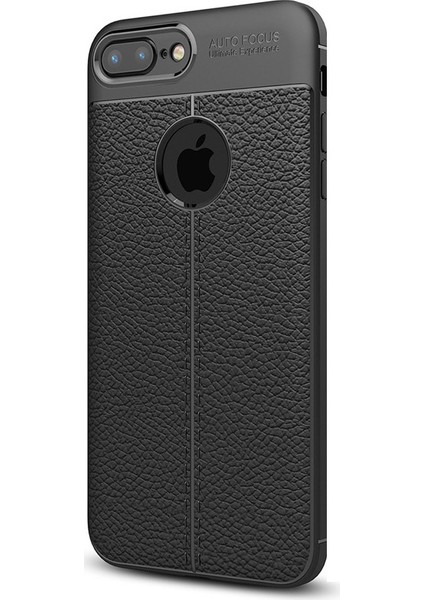 Apple iPhone 7 Plus Kılıf Niss Tarz Silikon Arka Kapak + Cam