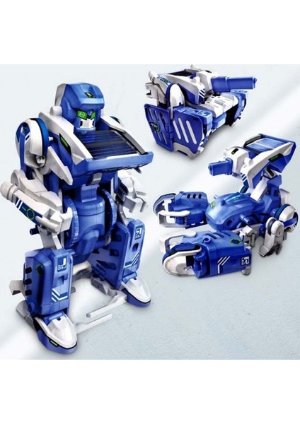 Güneş Enerjisiyle Çalışan Solar Robot Kit 3in1