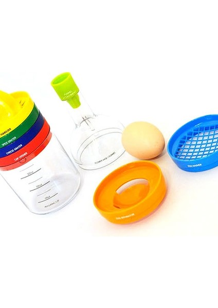 8 Bin Tools Şişe Şeklinde Mutfak Seti (8 Parça)