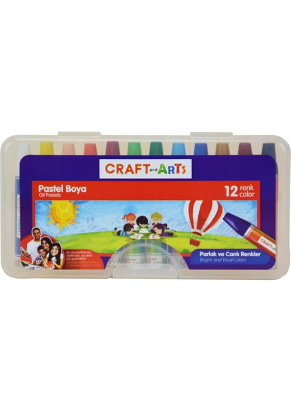 Craft and Arts Pastel Boya 12'li PP Kutu
