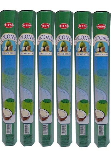 Hindistan Cevizi Çubuk Tütsü 20li (Coconut) modelleri