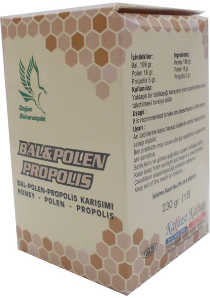 Bal Polen Propolis Karışımı 230Gr fiyatları