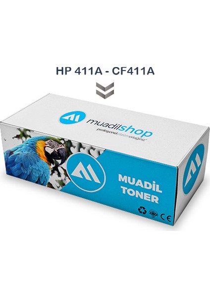 Hp 411A - Cf411A Muadil Toner Mavi - M477Fdw/M477Fdn/M477Fnw