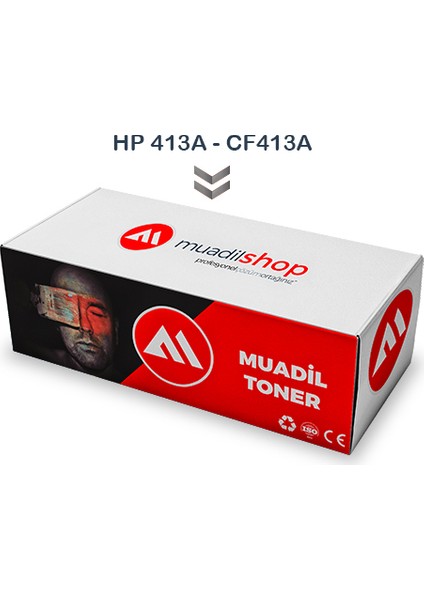 Hp 413A - Cf413A Muadil Toner Kırmızı - M477Fdw/M477Fdn/M477Fnw