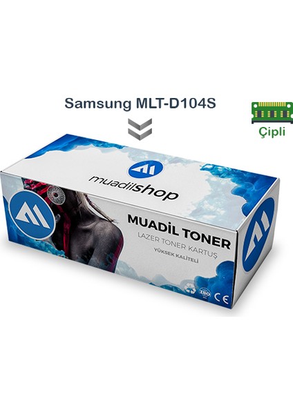 Mlt-D104S Muadil Toner -Ml-1660/Ml-1660K/Ml-1660N (Çipli)