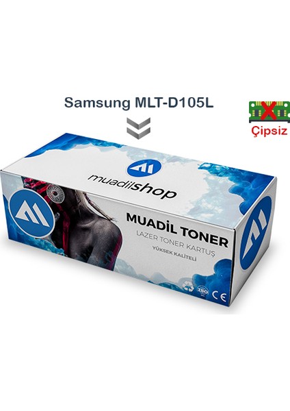 Mlt-D105L Muadil Toner - Scx-4600/Scx-4623/4623F (Çipsiz)