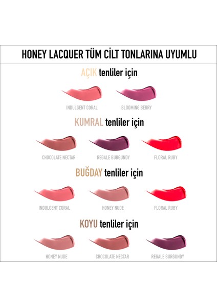 Honey Laquer Gloss Ruj Indulg Coral 20