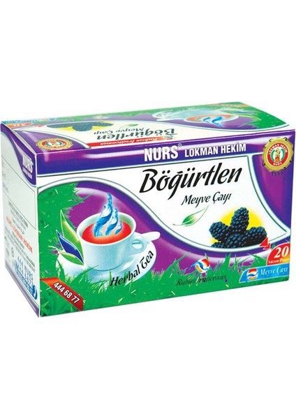 Böğürtlen Meyve Çayı - 20 Süzen Poşet