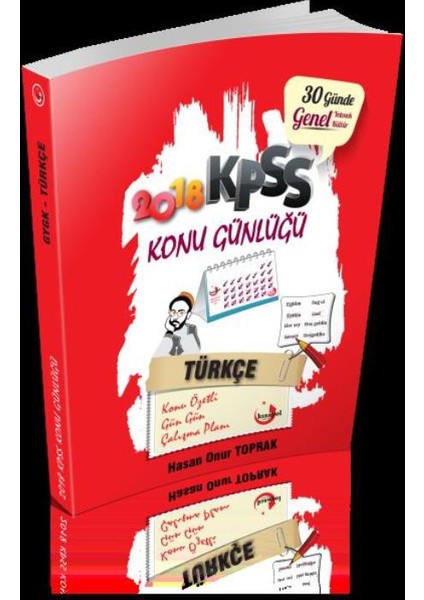 2018 Kpss Konu Günlüğü-Türkçe