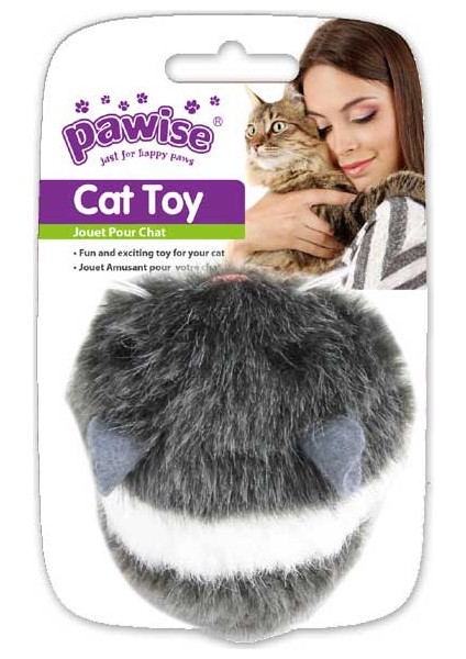 Pawıse Kurmalı Kedi Oyuncağı Fare 8 Cm